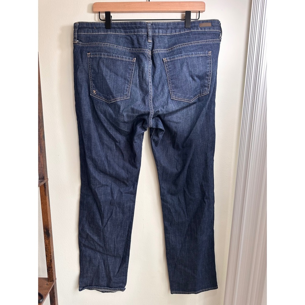 KUT from the Kloth Catherine Boyfriend Jeans Dark Wash Size 16 - Picture 4 of 4